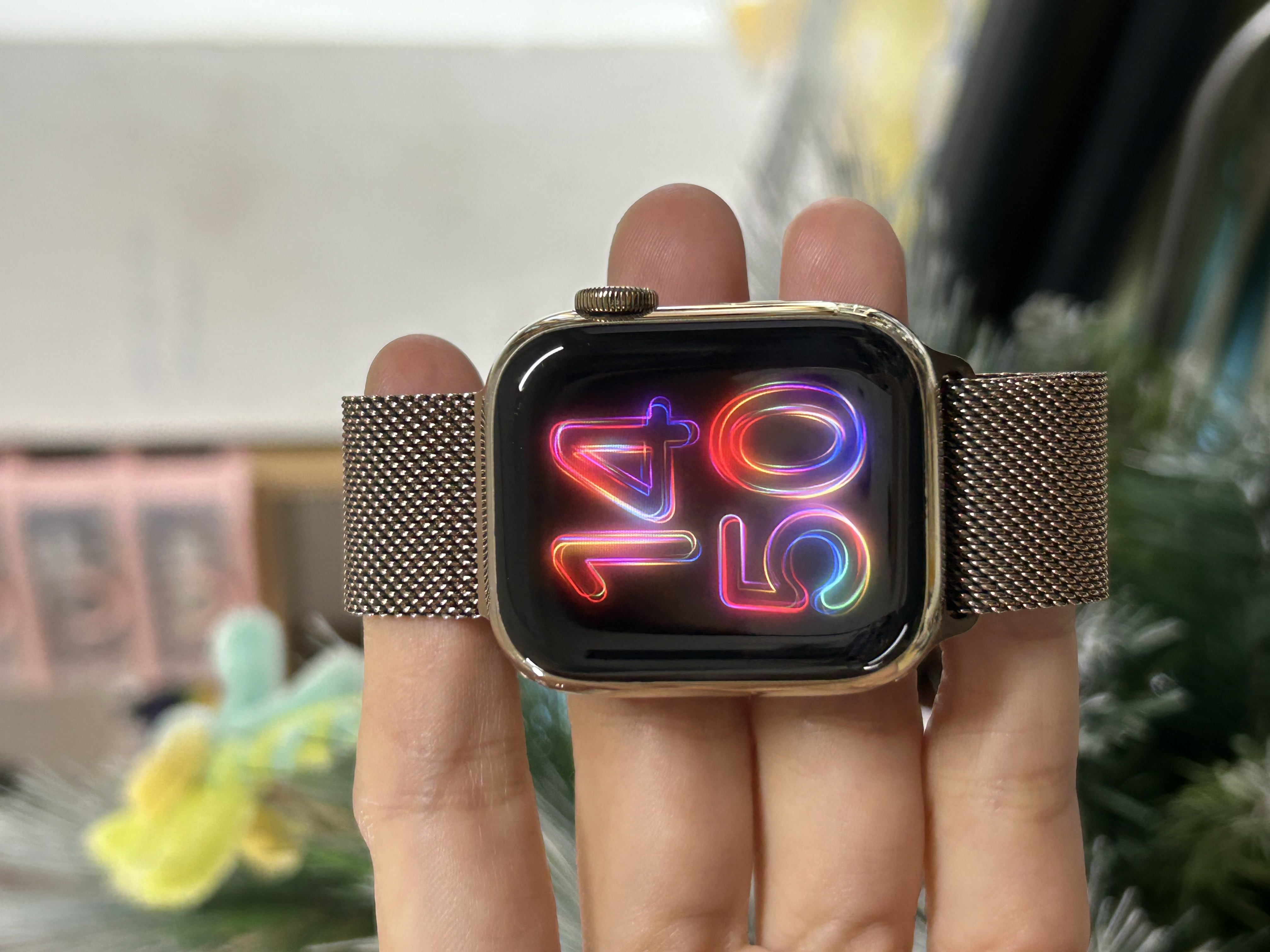 Apple Watch Series 7 41mm Thép Vàng 98%