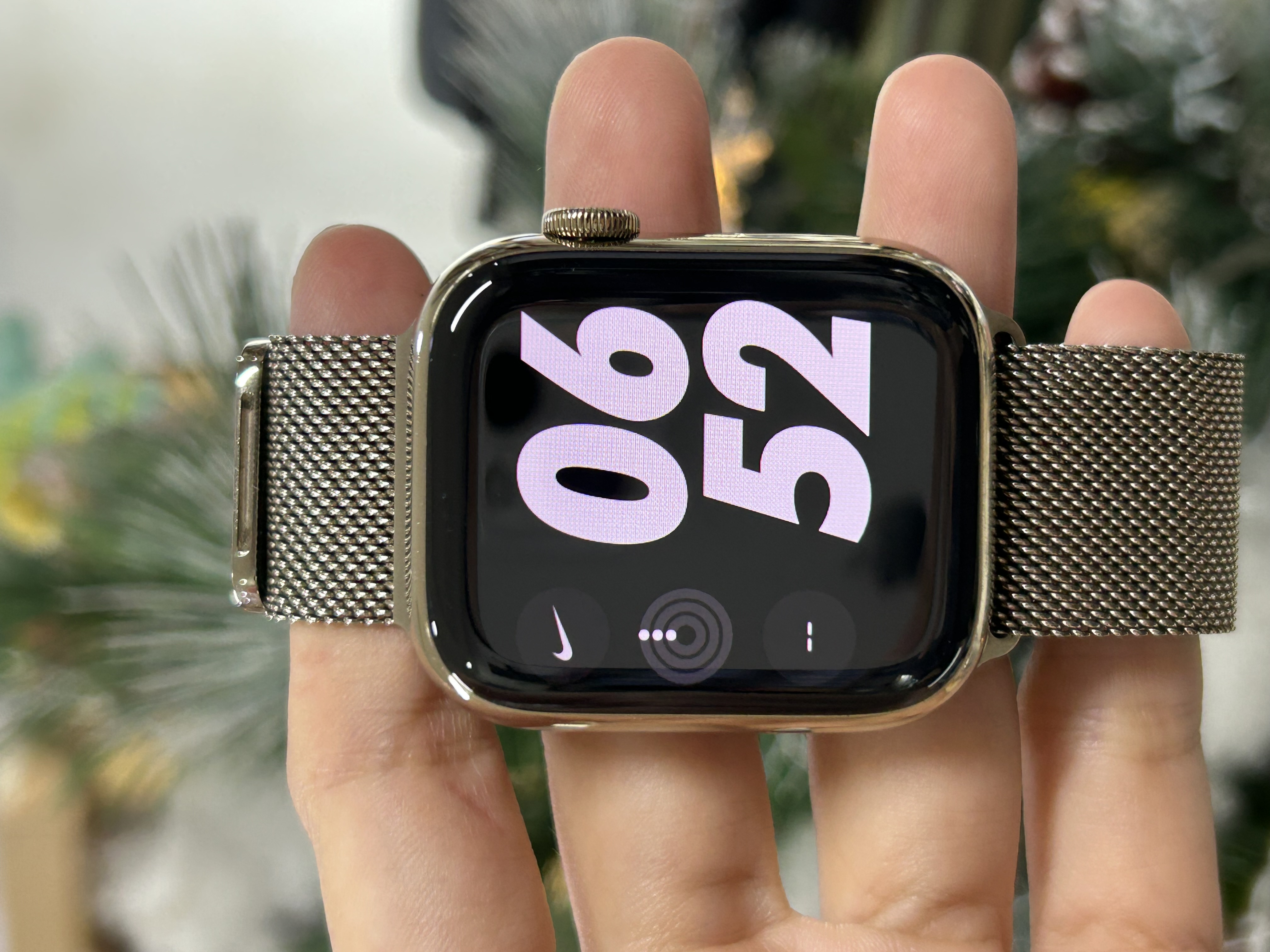 Apple Watch Series 8 45mm Thép Vàng Cũ
