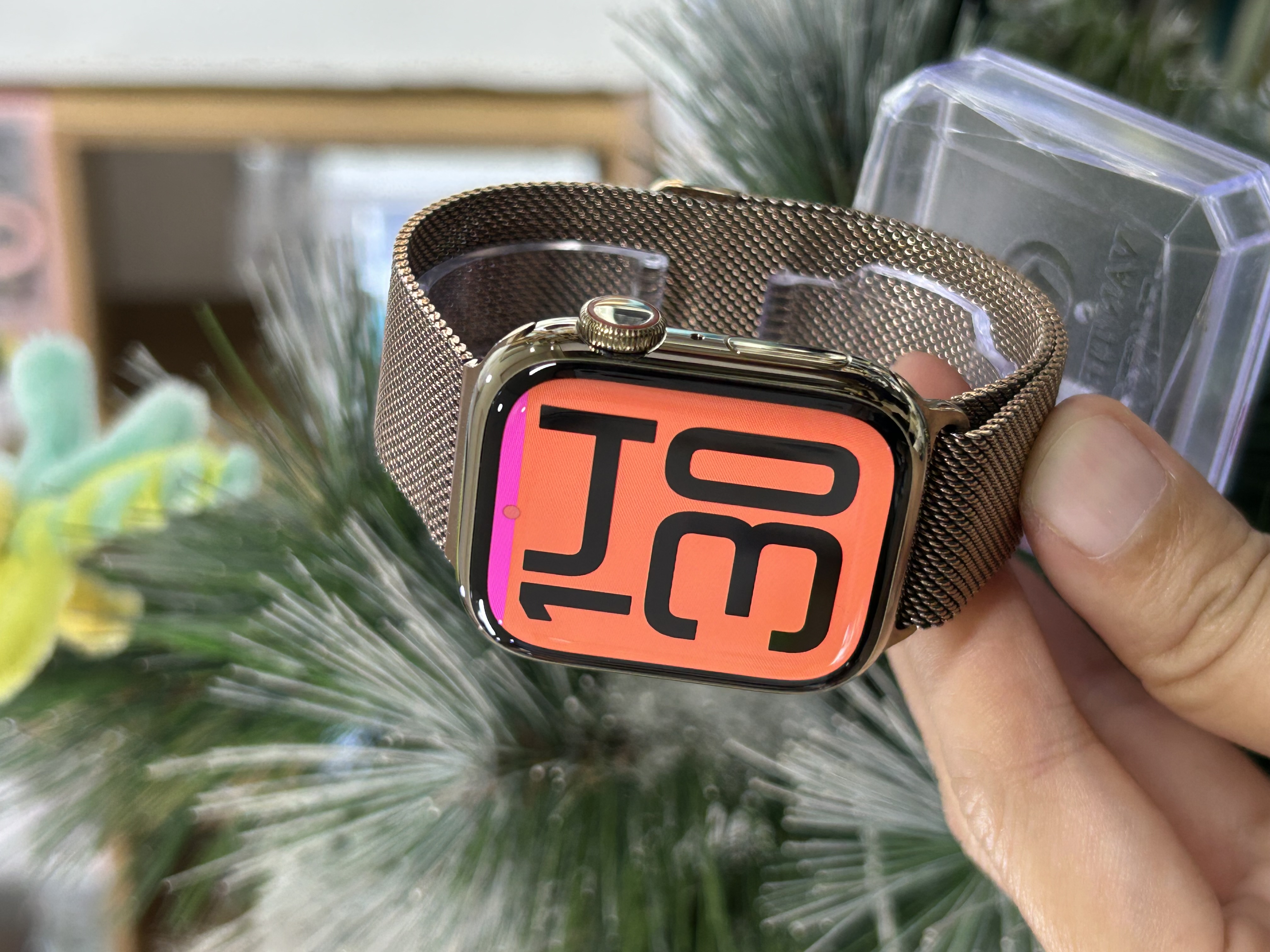 Apple Watch Series 7 41mm Thép Vàng Cũ