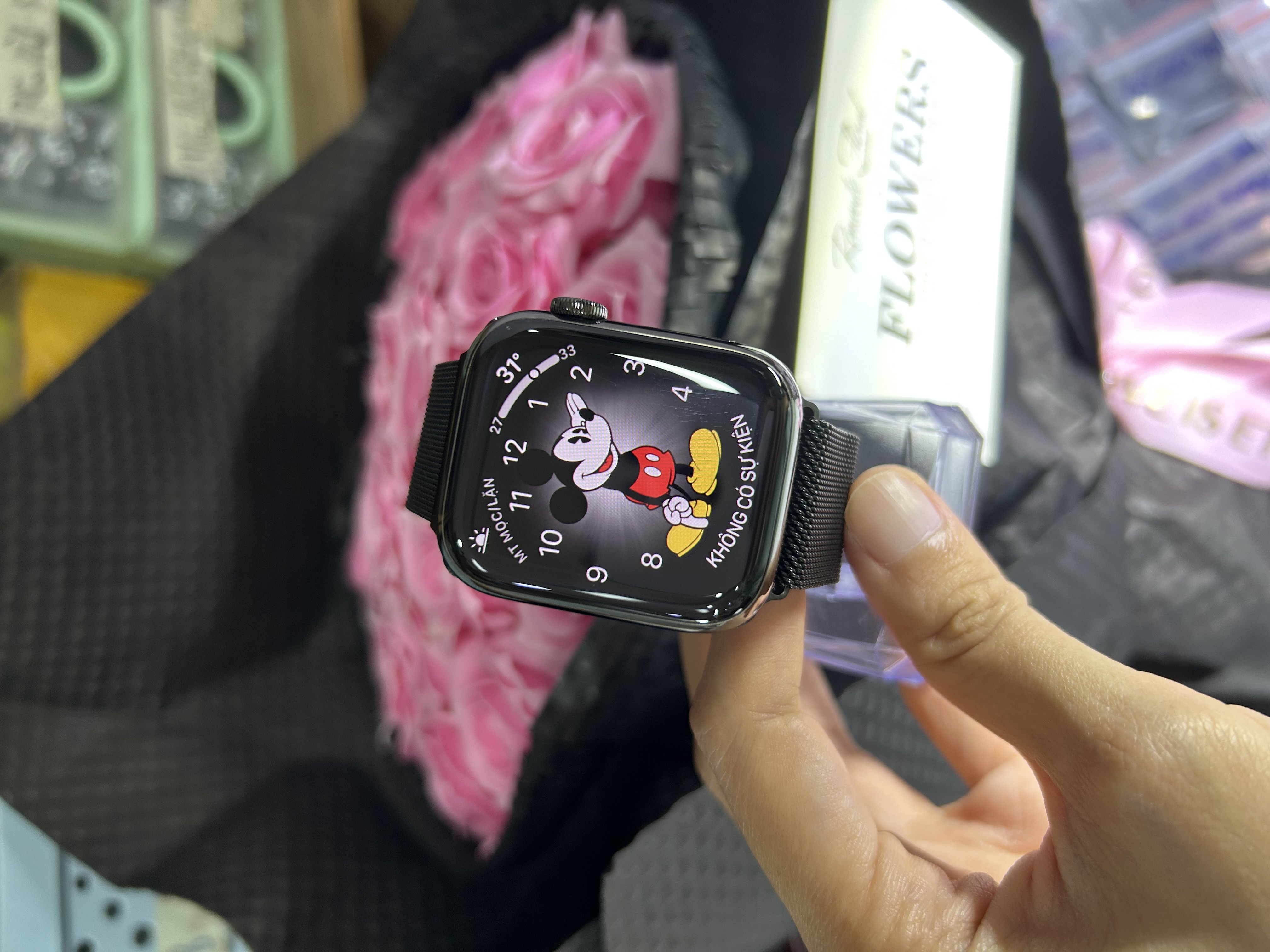Apple Watch Series 8 45mm Thép Đen Cũ