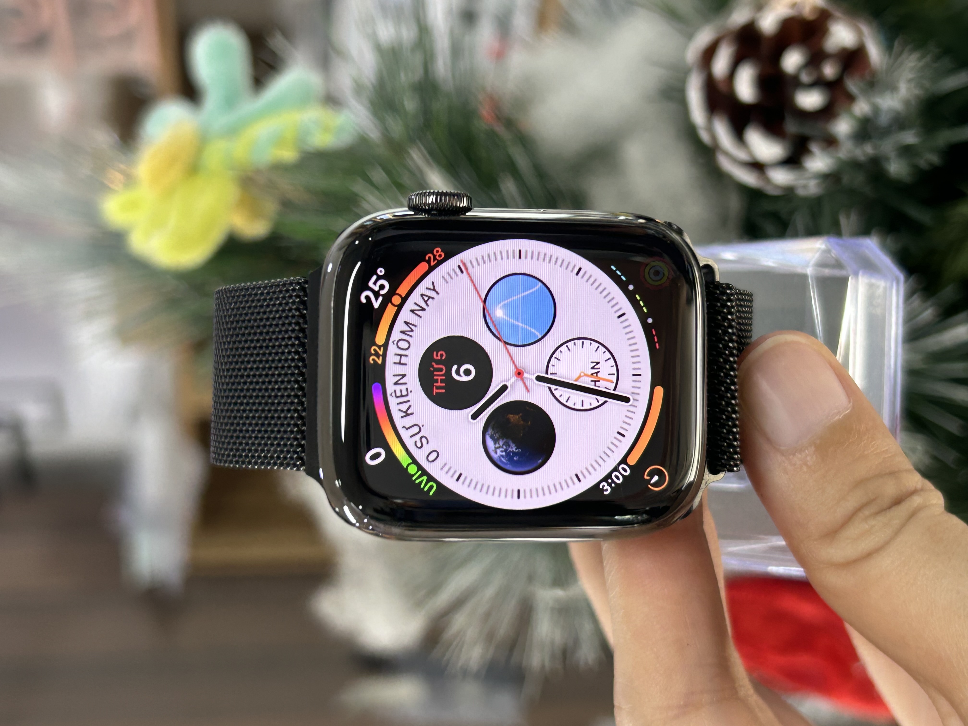 Apple Watch Series 7 45mm Thép Đen Cũ